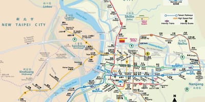 তাইপেই অবস্থান মানচিত্র
