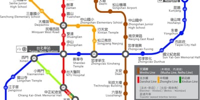 Thsr তাইপেই স্টেশন মানচিত্র